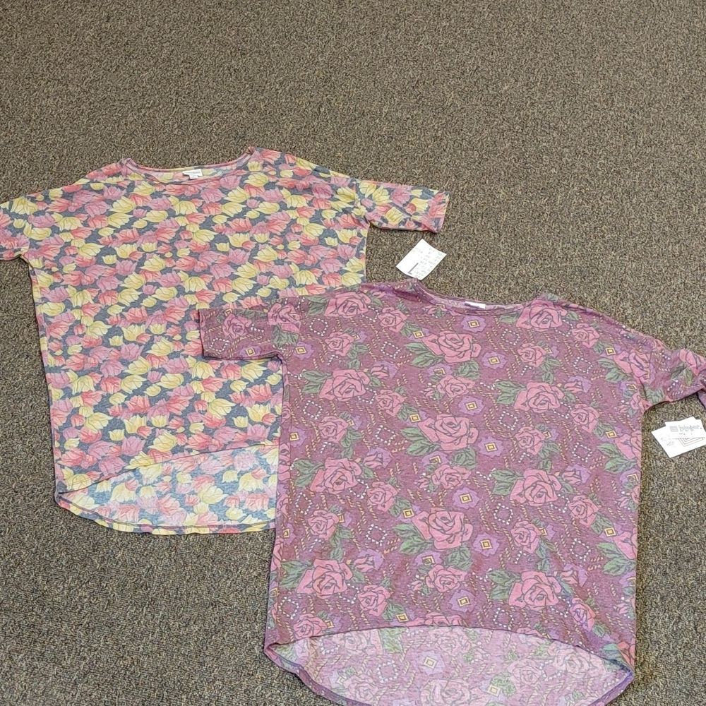 Bundle of 2 NWT Lularoe Irma Tops